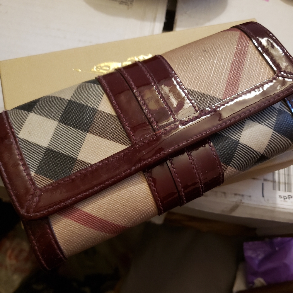 Vintage Burberry Clutch Wallet